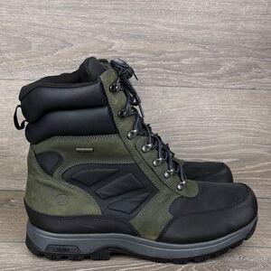 Dunham 8000 Men's Sz 15 4E 100g Insulated Waterproof Green Black Winter Boots